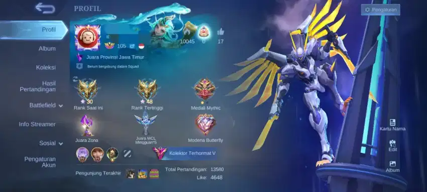 Jual Akun Mobile Legend