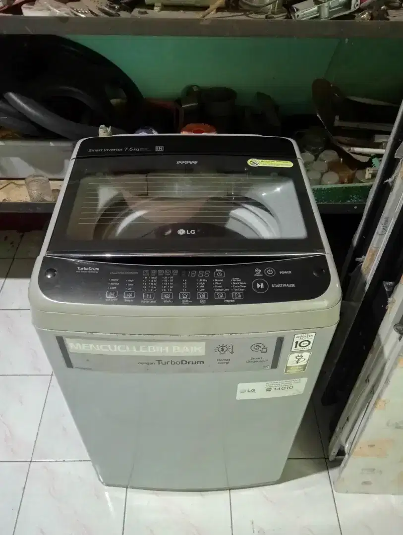 Mesin Cuci LG Inverter 7,5 Kg Bekas - Masih Bagus