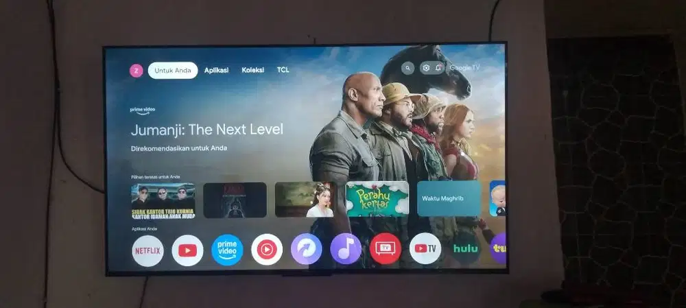 JUAL CEPAT SMART LED TELEVISION tcl g07 4k gb nf HD 40