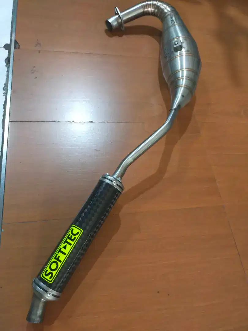 knalpot ninja R / SS model cobra BONUS borgol shock depan
