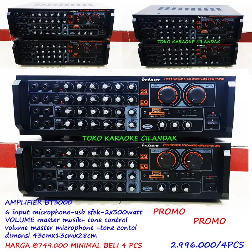 AMPLIFIER karaoke murah promo