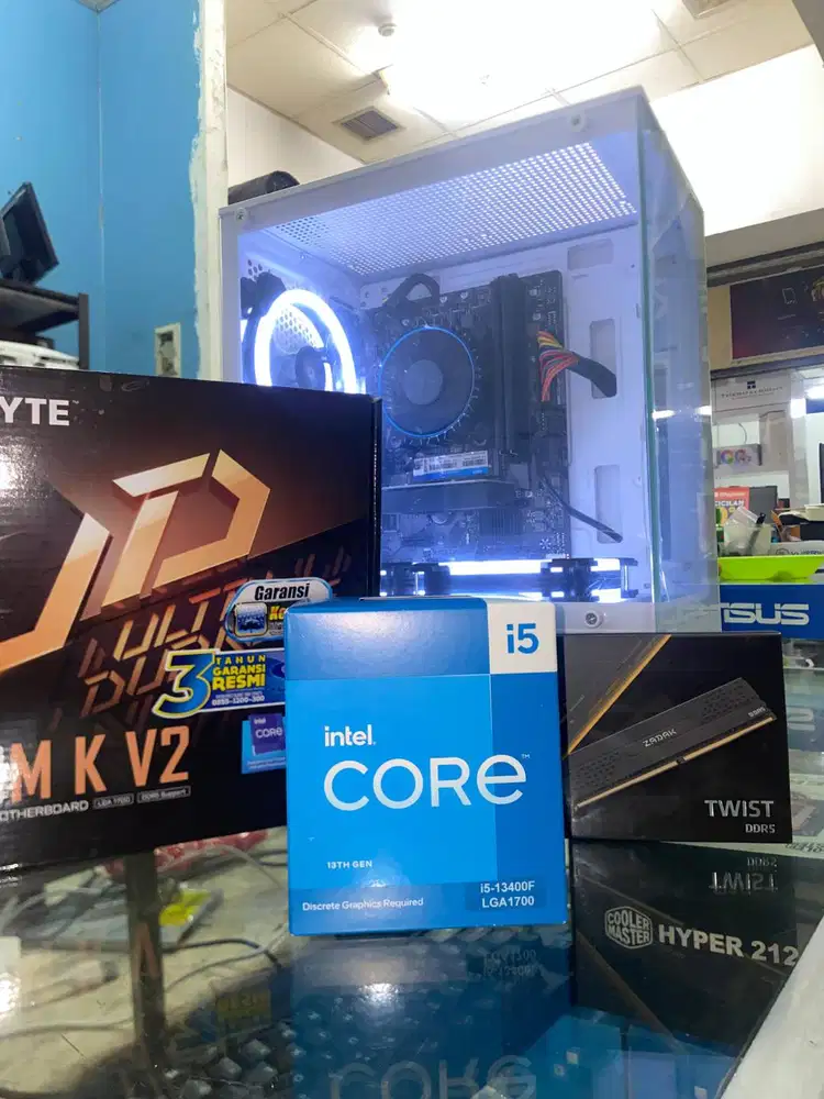 paket pc gaming/ editing/render core i5 GEN 13/ RAM 32GB/SSD 256NVME