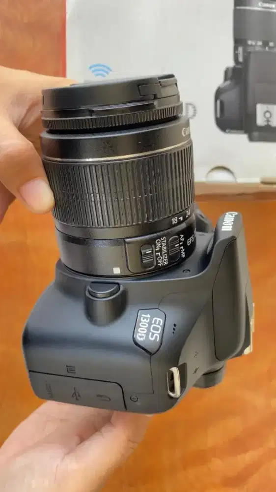 Canon 1300d EFS 18-55mm SC 7ribu MULUS