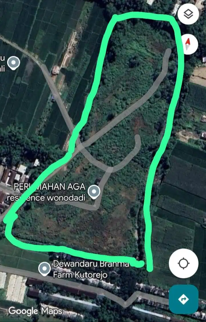 Dijual Tanah Kering Siap Bangun Raya Mojosari Pacet Mojokerto