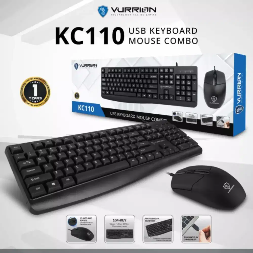 Keyboard Mouse Combo Vurrion