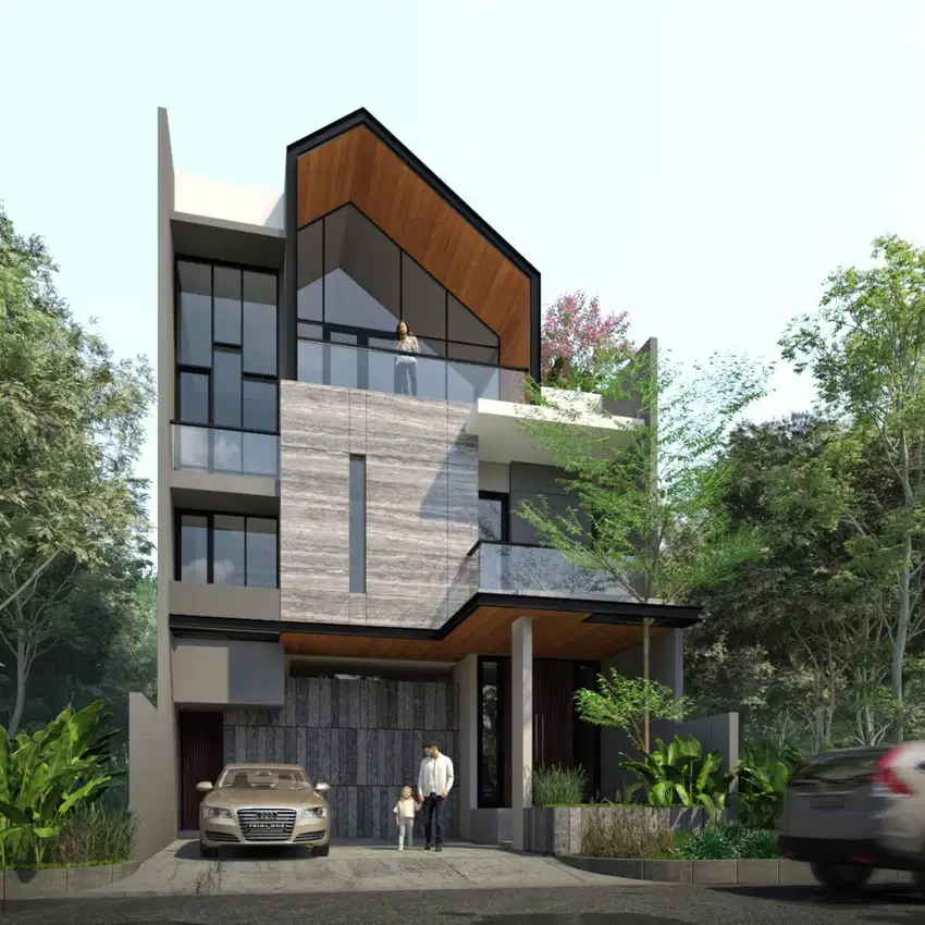 Dijual Rumah Baru Gress Minimalis Modern Citraland Woodland 3 Lantai