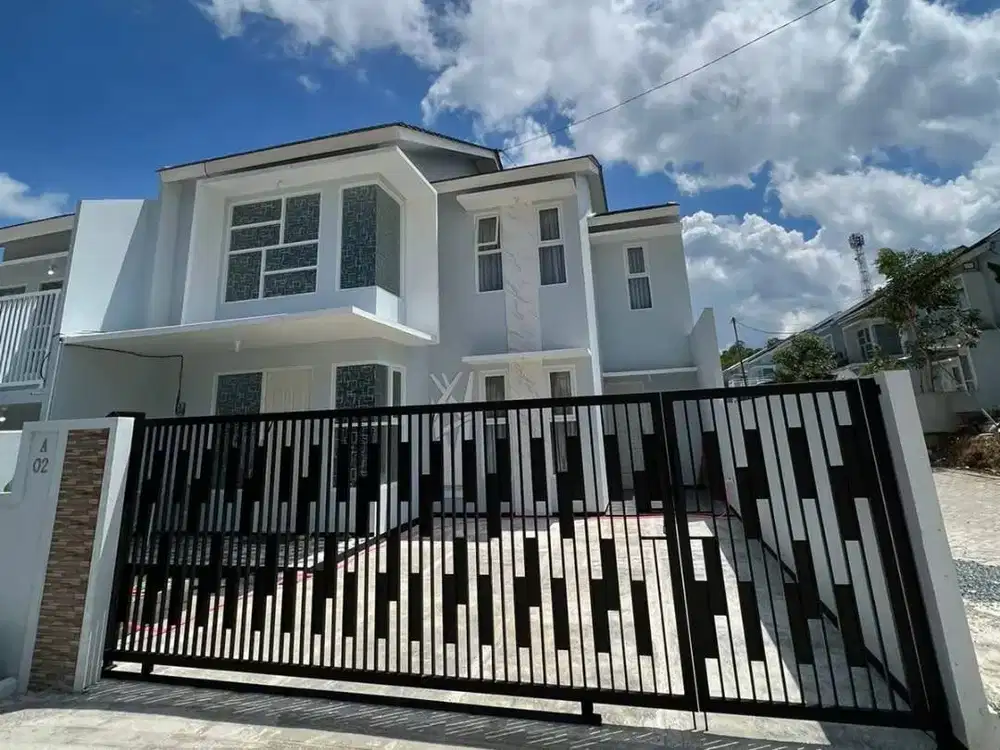 pagar dorong minimalis besi holow