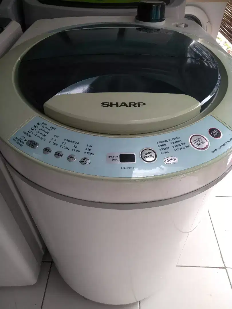Mesin cuci sharp 8kg otomatis