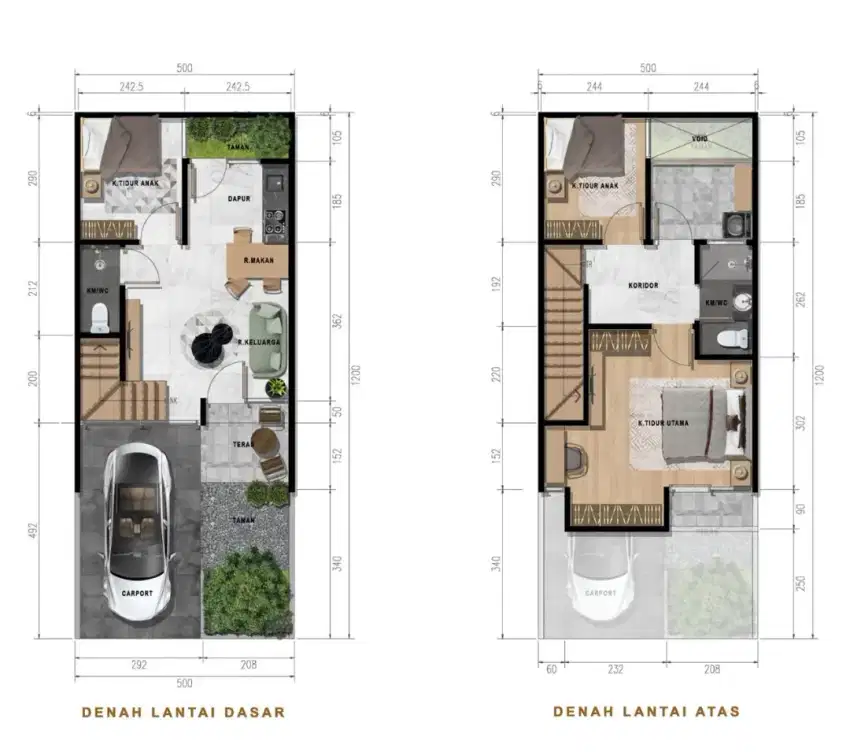 Rumah BARU PERDANA CUMA 1.1 M di JATIWARINGIN FULL BATA MERAH