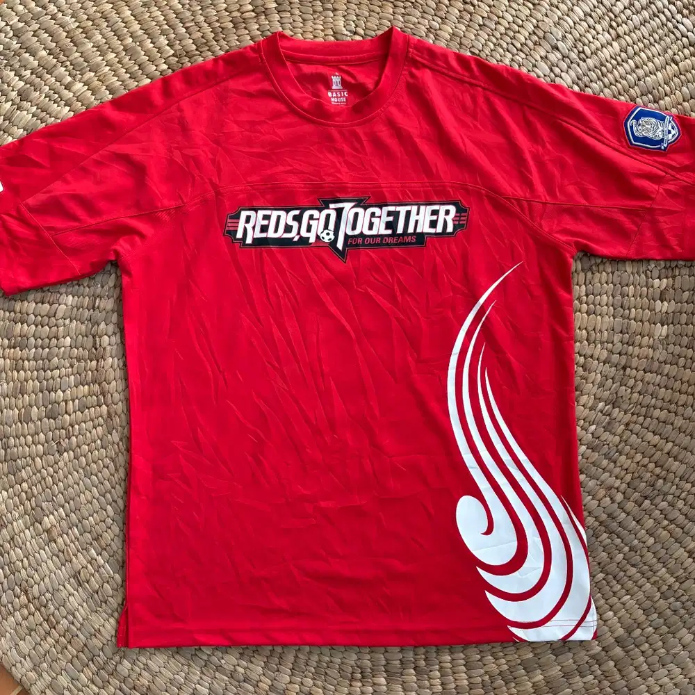 JERSEY KOREA SELATAN BASIC HOUSE REDS GO TOGETHER