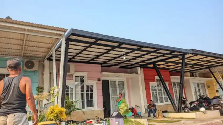 Kanopi baja ringan terbaru bagus cantik plus cat talang