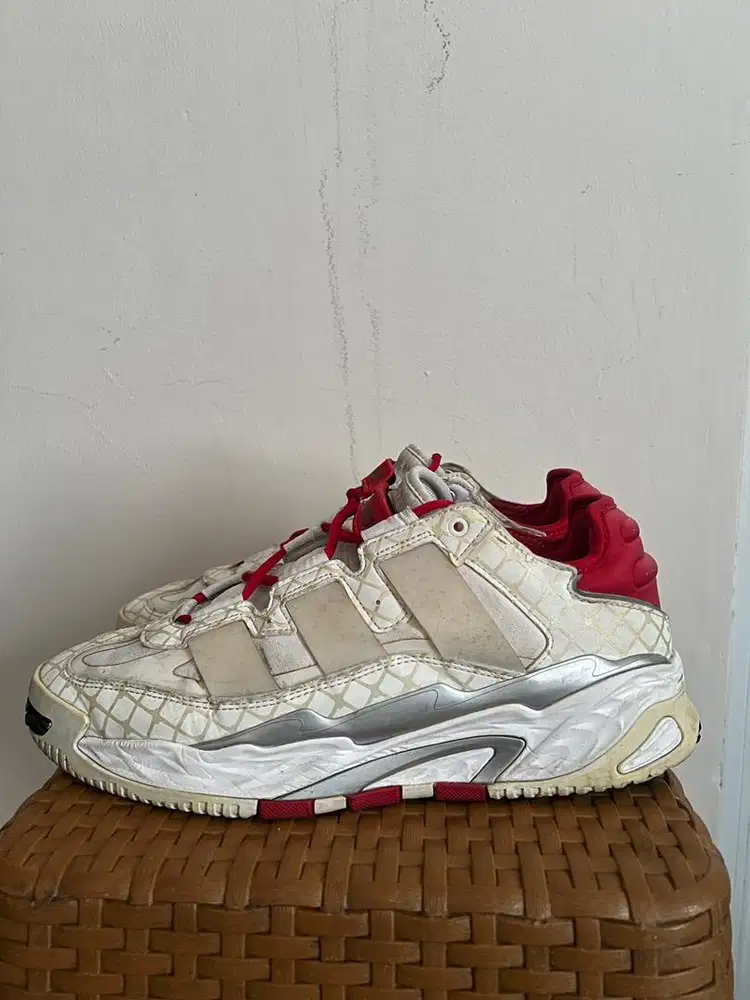 SEPATU PRIA CASUAL SNEAKERS BASKET RUNNING ADIDAS NITEBALL 43