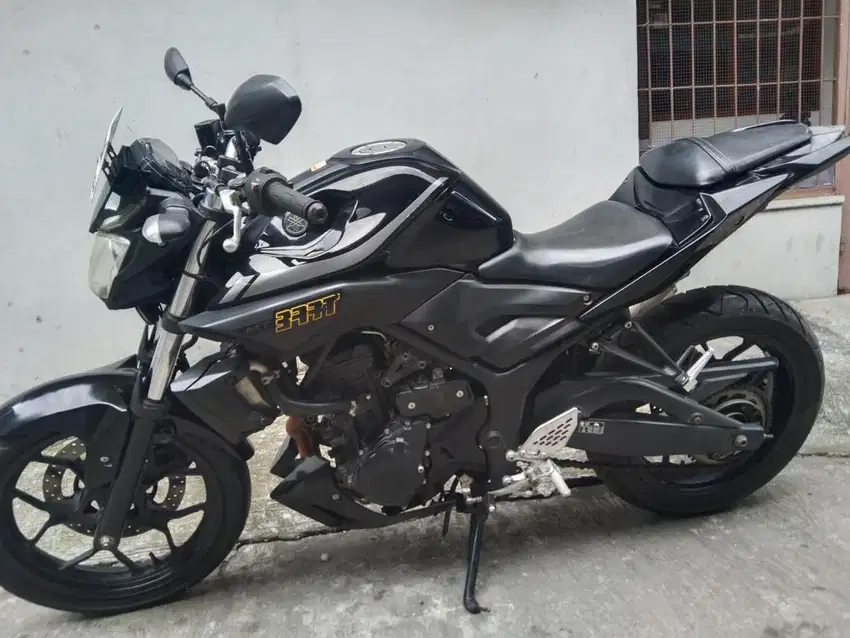 Yamaha MT 25 thun 2018 pajak panjang mesinn halus jozz siap gas gan.
