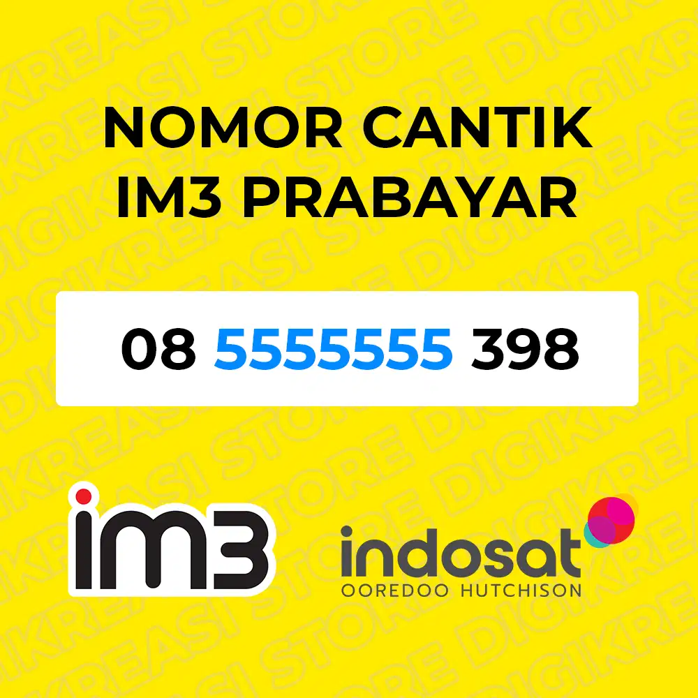 Nomor Cantik Indosat Sapta SERI H