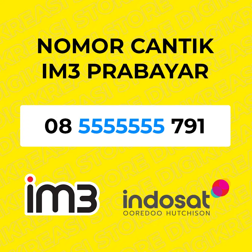 Nomor Cantik Indosat Sapta SERI I