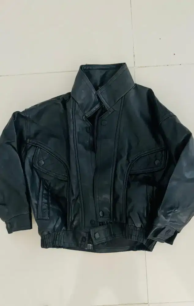 Jaket kulit dan jeans utk usia 1-3 thn