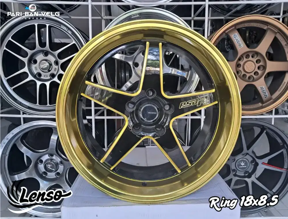 Velg Lenso PSDR Ring 18 lebar 8,5 pcd 5x114,3 ET. 38 crv hrv innova xp