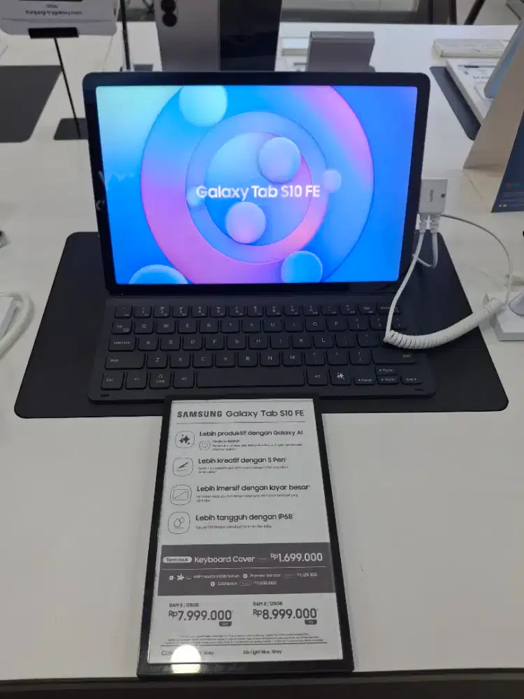 Samsung Galaxy Tab S10FE 5G dan Wifi 8/128 Garansi Resmi