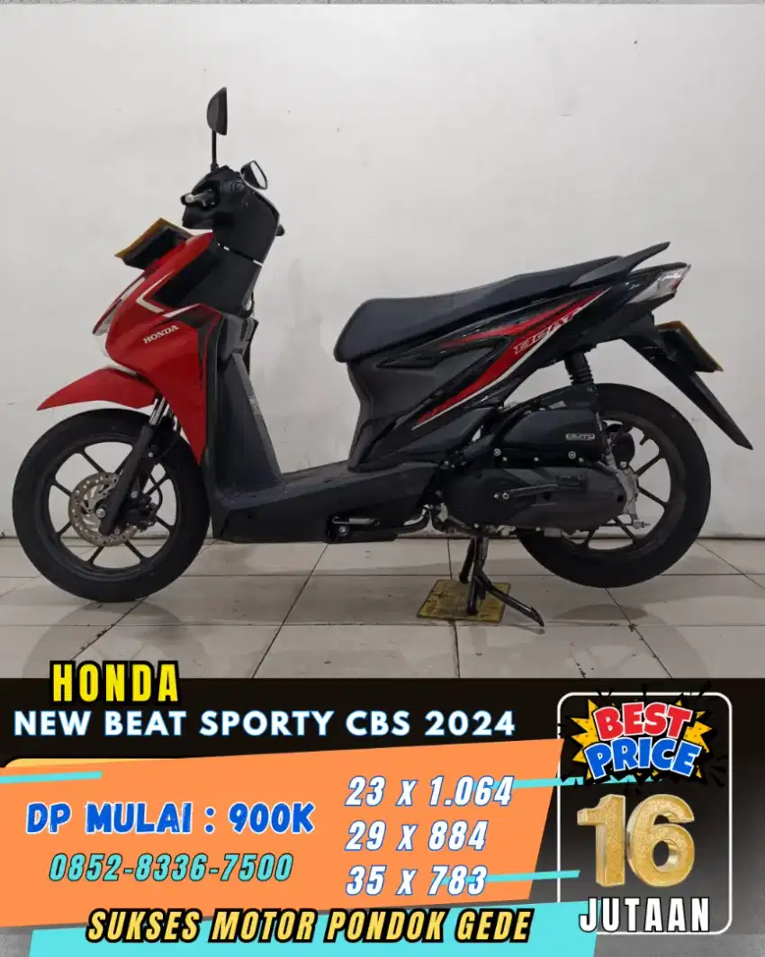 CASH DAN KREDIT HONDA NEW BEAT SPORTY CBS TAHUN 2024