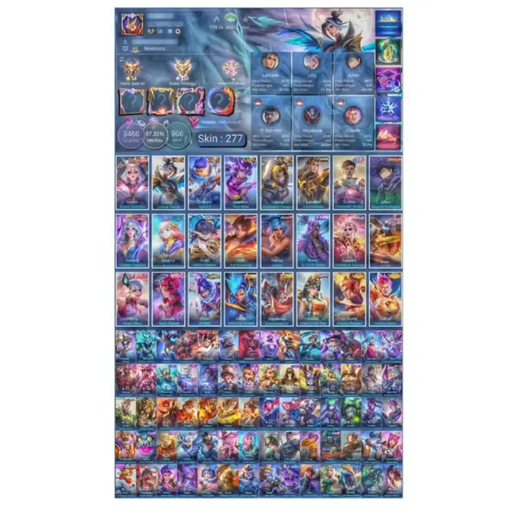 JUAL AKUN MOBILE LEGEND