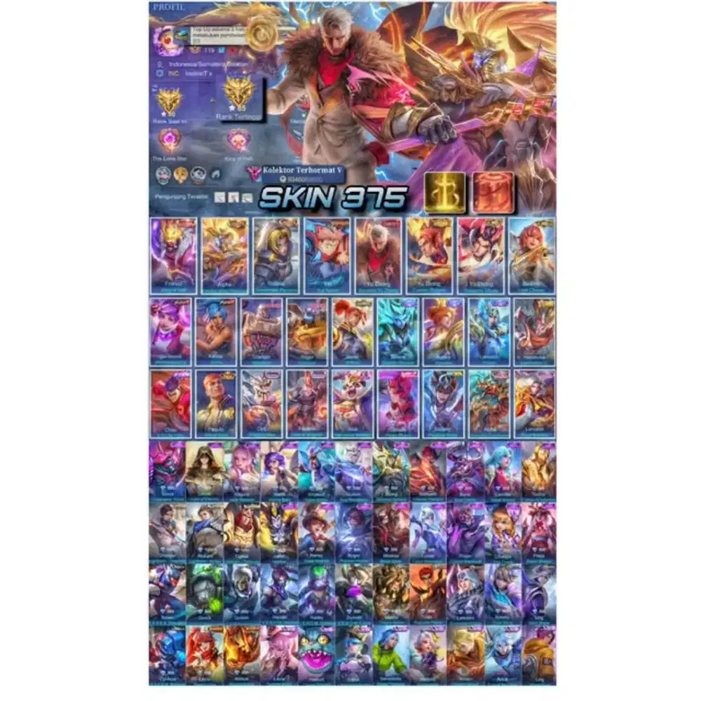 JUAL AKUN MOBILE LEGEND