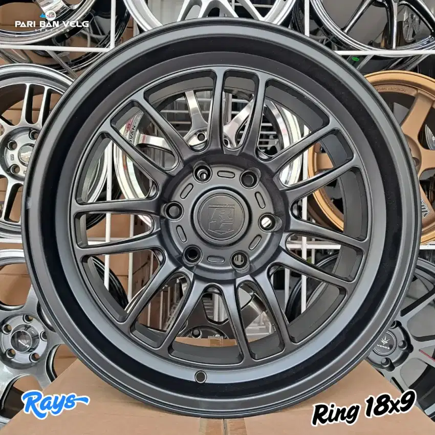 Lenso venom Rays Club Ring 18 lebar 9 
pcd. 6x139,7 ET. 0 Blackdoff