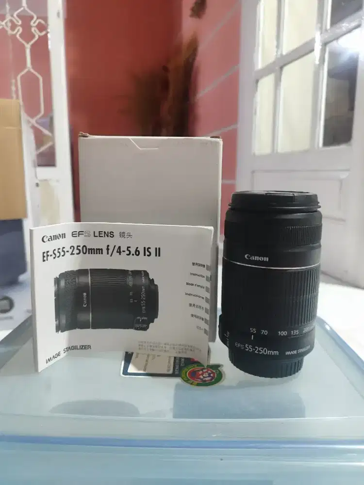 Lensa Tele Canon EF-S 55-250 mm F/4-5.6 IS II