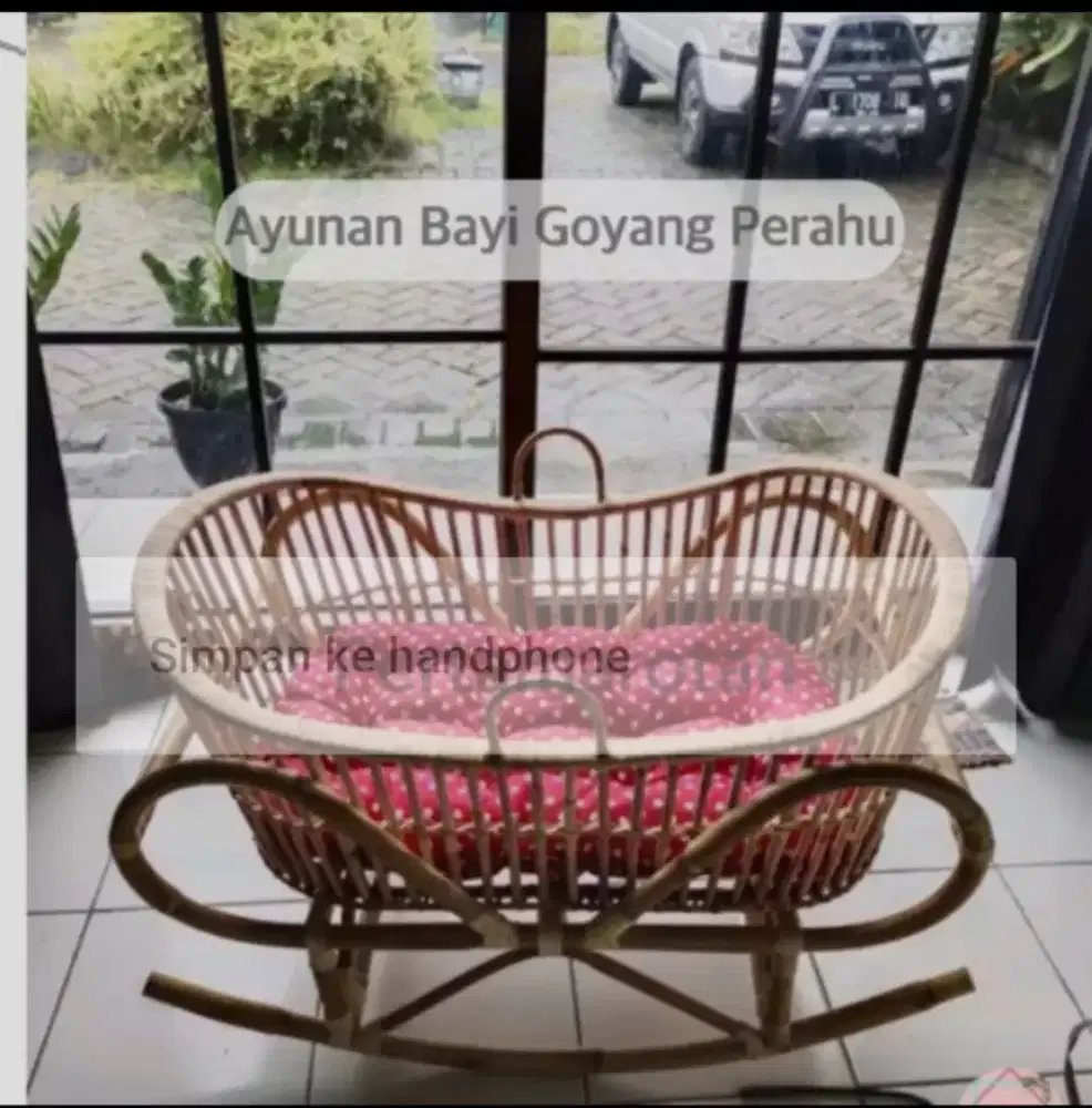 Dijual ayunan bayi rotan