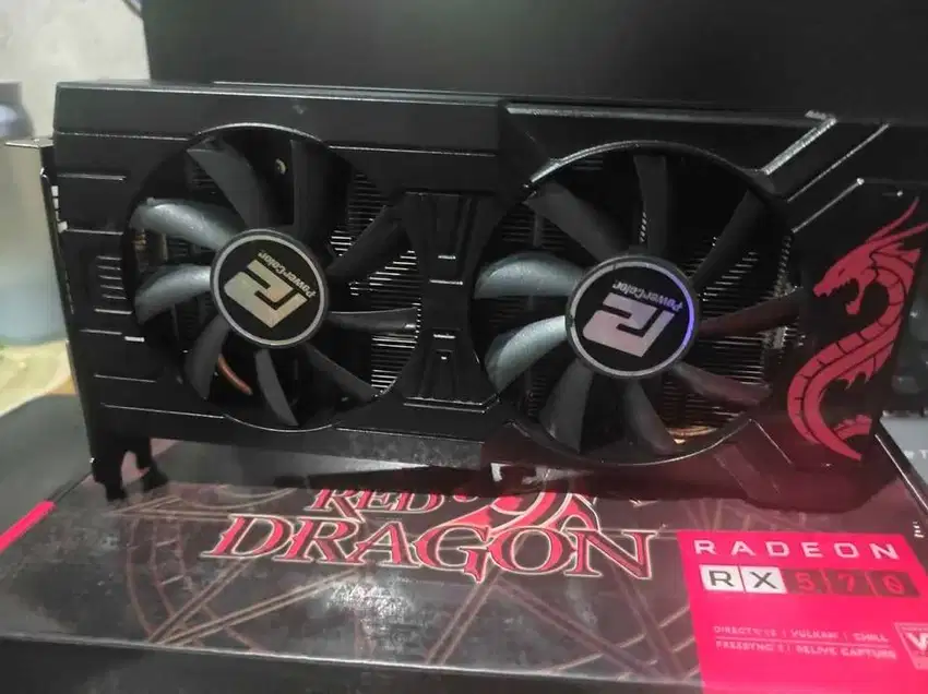 VGA RX 570 4GB PowerColor DDR5 256Bit 8 pin power
