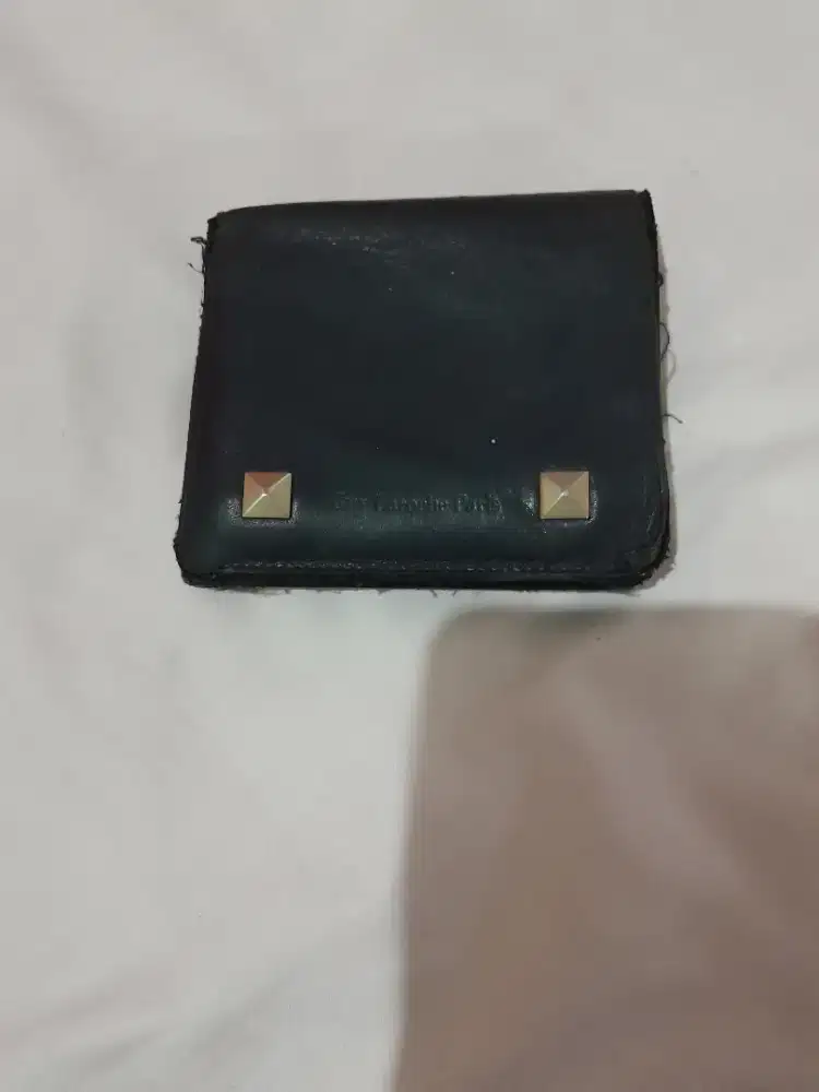 Dompet kulit vintage guy laroche paris,navy