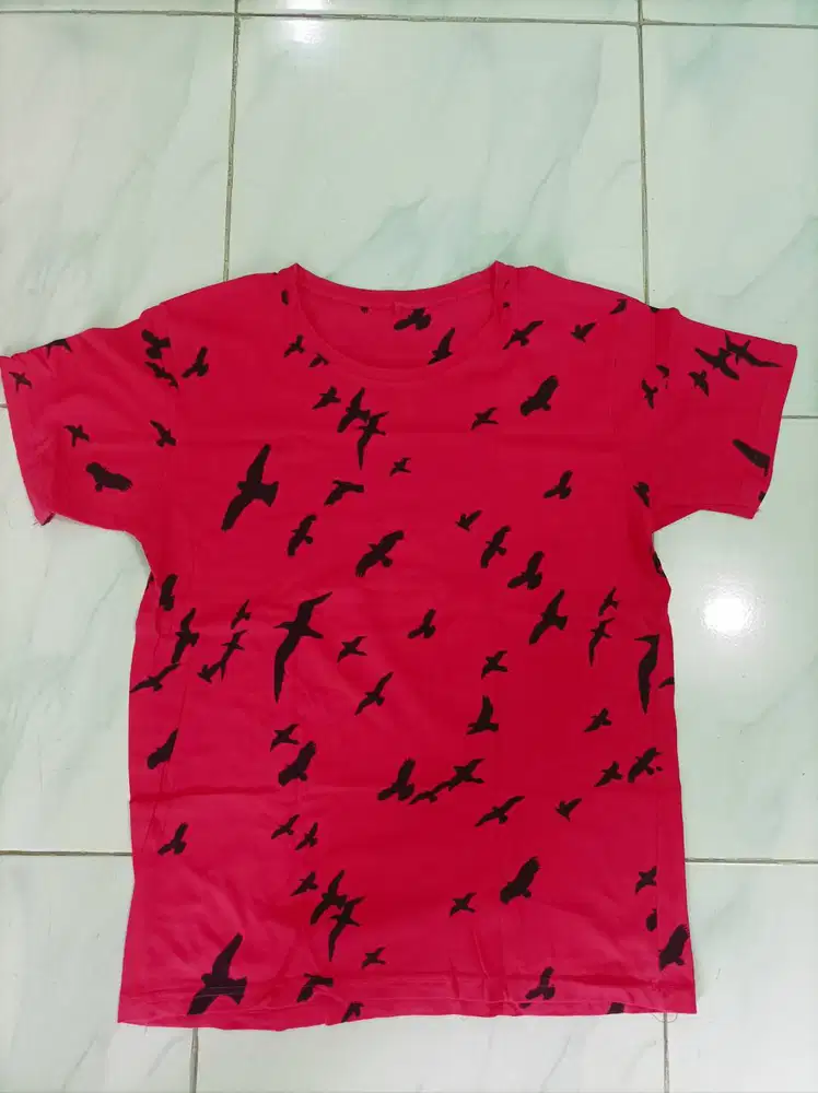 Kaos Lengan Pendek Pria - Pink