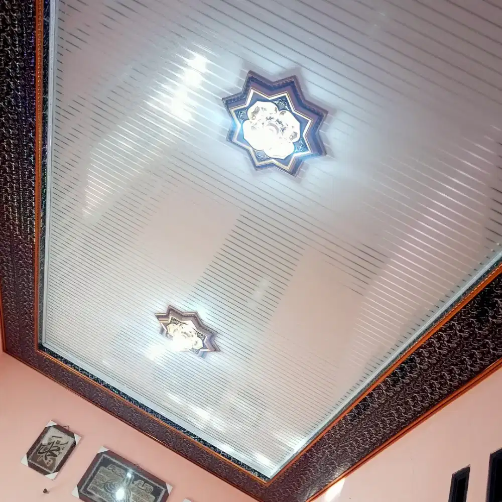 Plafon pvc/baja ringan,jual bahan maupun terpasang