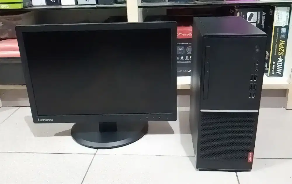 PC Lenovo Core i3 Gen8 Fullset Siap Pakai