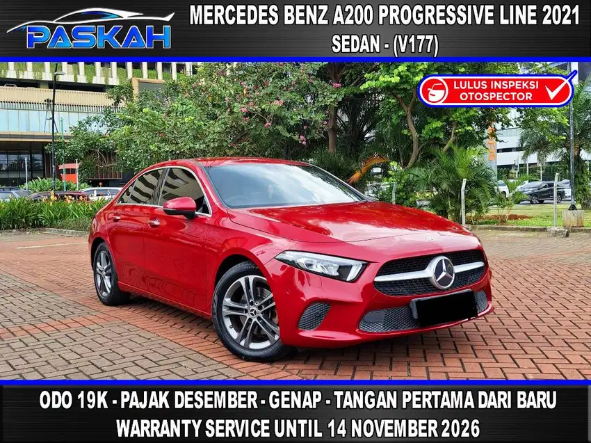 Odo=19k Bunga=4,5% Genap Mercedes benz A200 Progressive Line 2021 V177