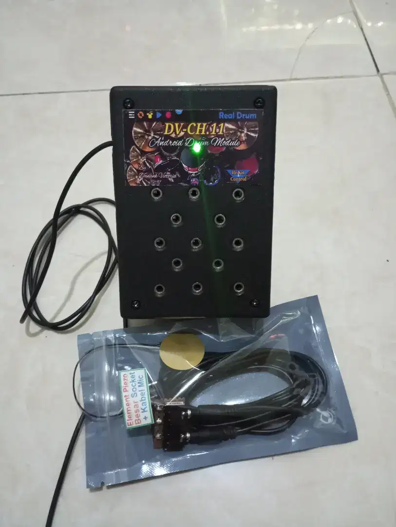 Modul drum elektrik via android