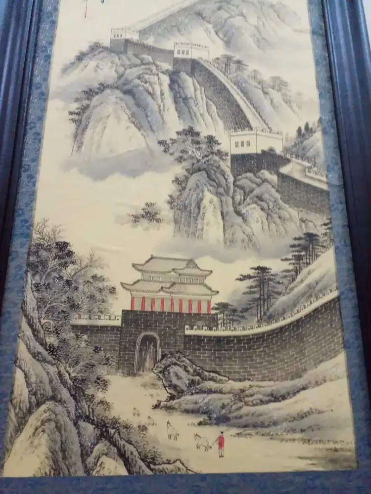 Lukisan lawas kuno tembok china