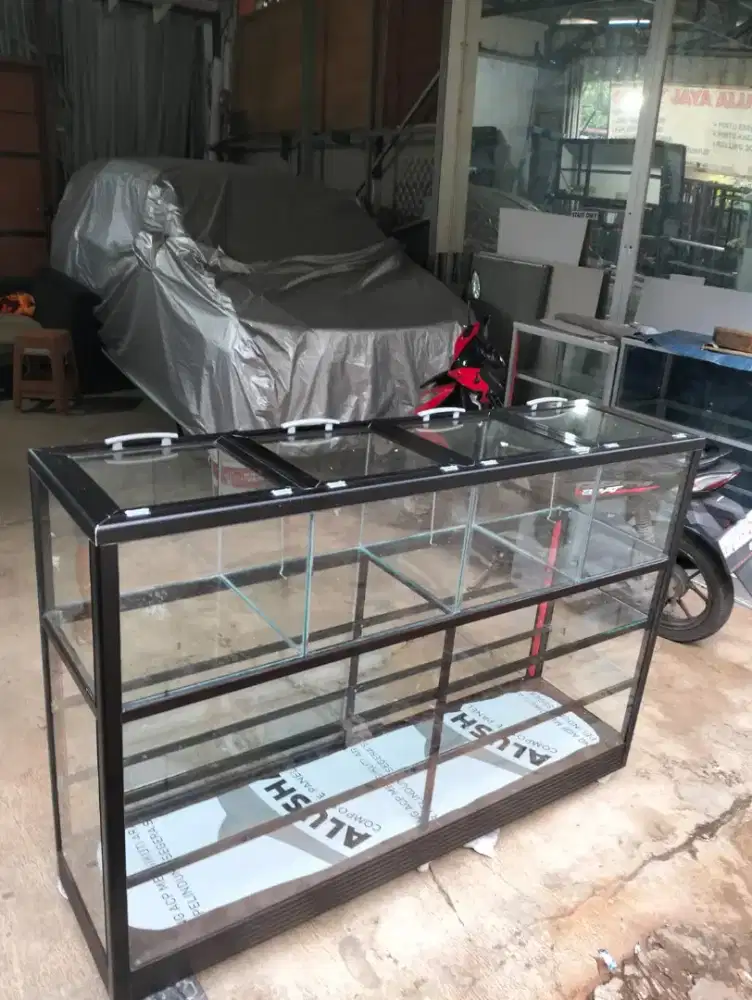 Etalase beras 1,5m /cod