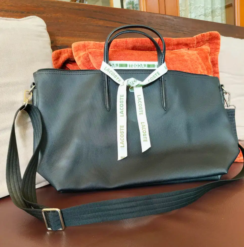 Women's L.12.12 Concept Petit Piqué Coated Canvas Zip Tote Bag