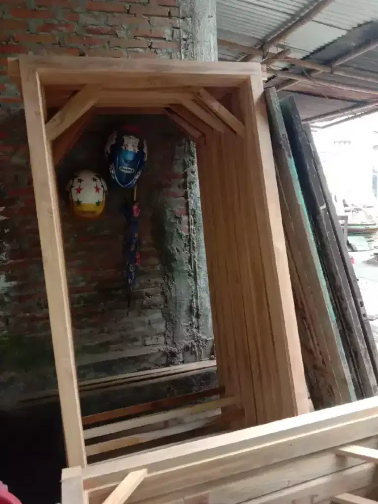 kusen pintu kayu jati