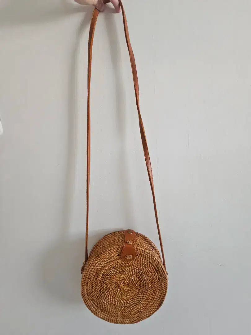 Jual tas anyaman Rotan