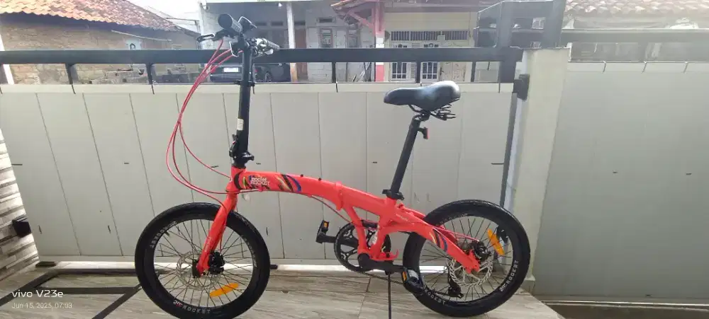 Sepeda Lipat Wim Cycle 20inch Pocket Rocket