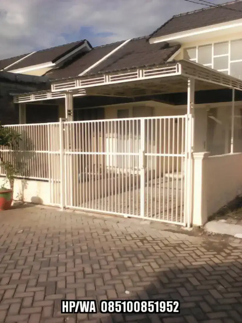 Kanopi pagar teralis railing tangga balkon canopy bisa pesan tanpa DP