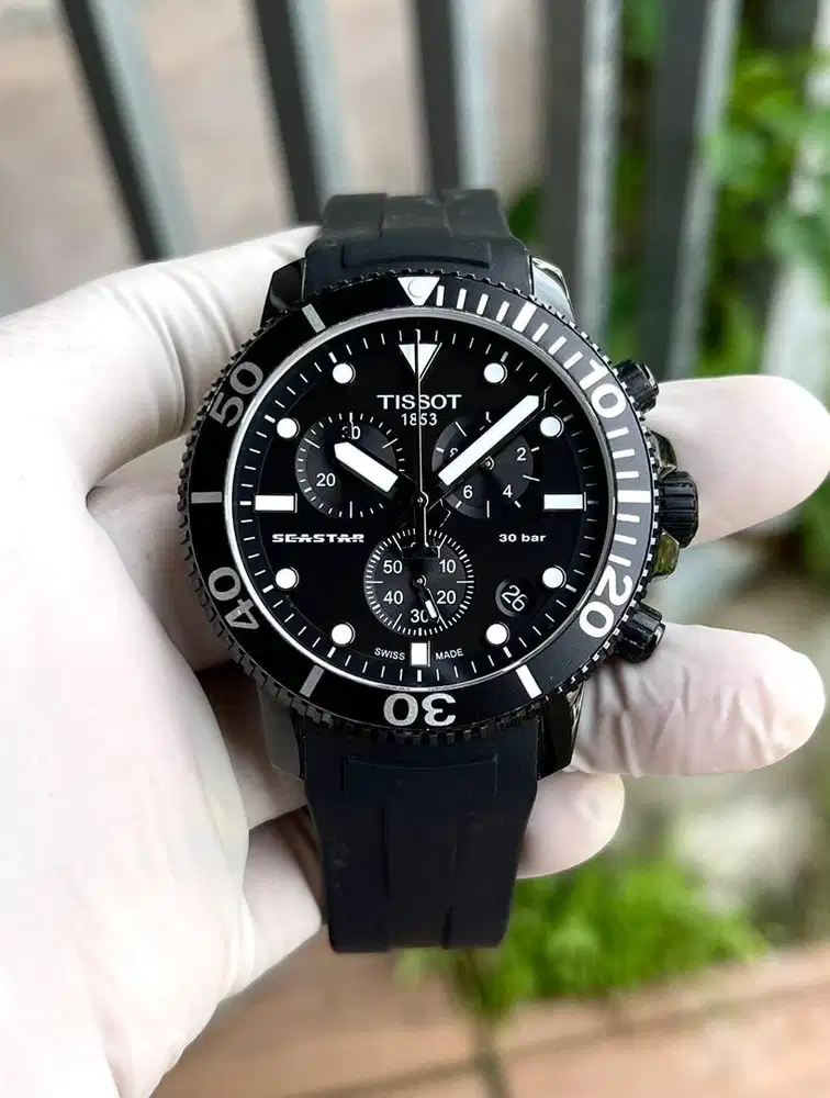 Tissot Seastar Chronograph black PVD