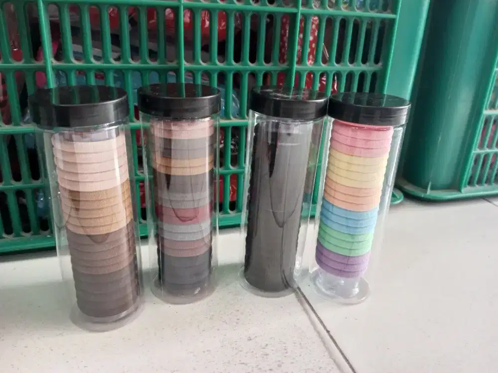 Mainan anak ikat rambut donat