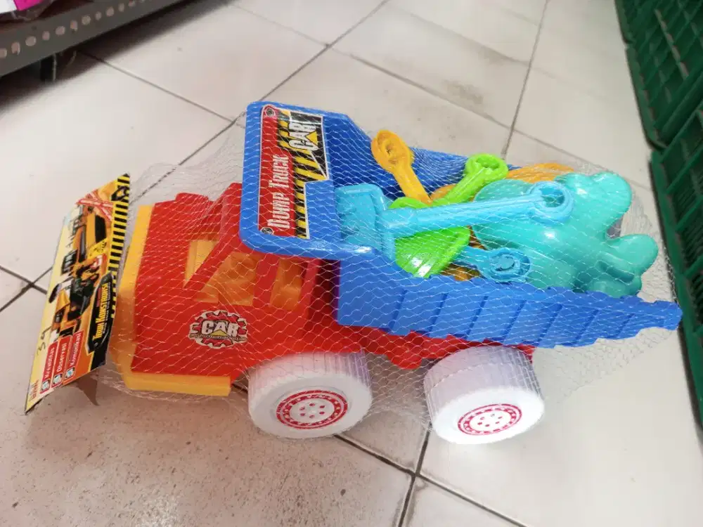 Mainan anak truk cetakan pasir set