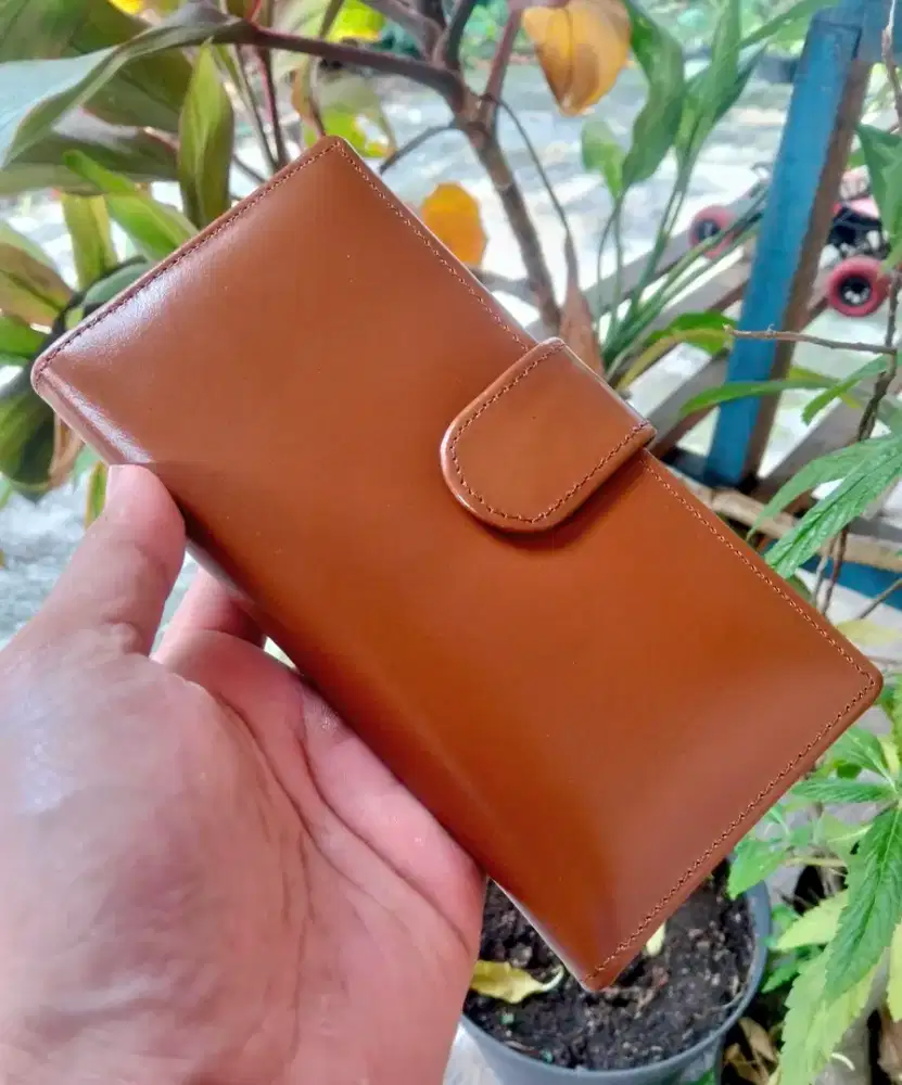 Dompet Kulit Sapi Pake Kancing