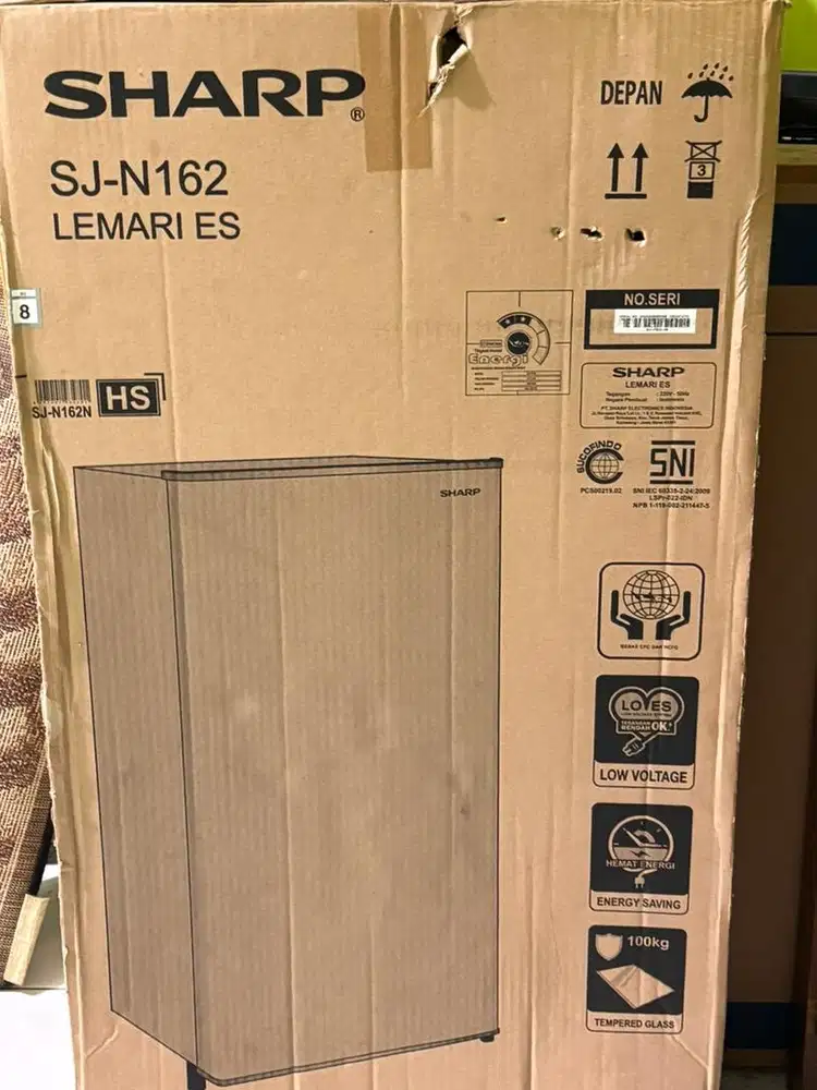Kulkas SHARP SJ-N162 HS (Baru) Nego