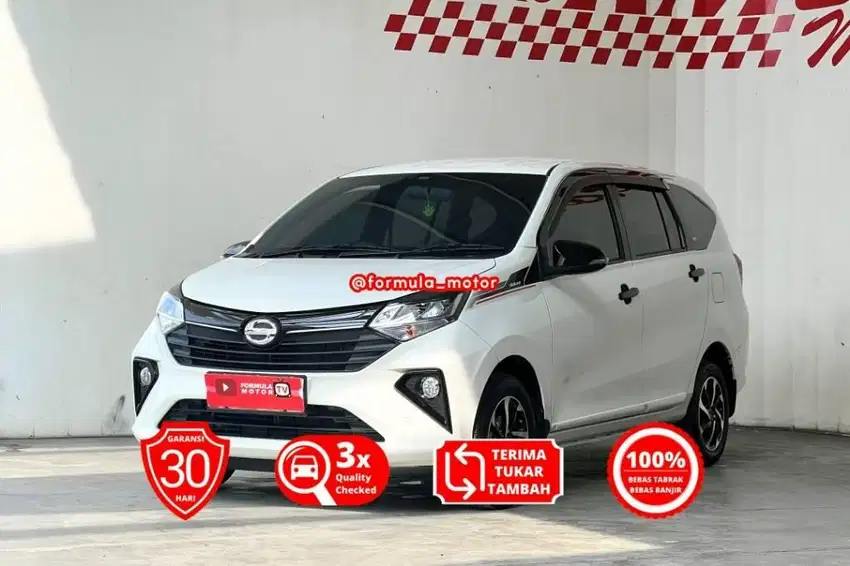 Daihatsu Sigra R Deluxe Matic 2023 Putih Low KM 11rb Sigra AT DP minim