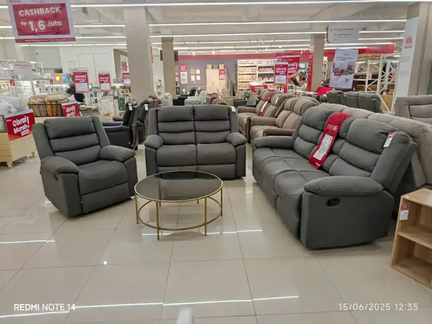 Set sofa recliner