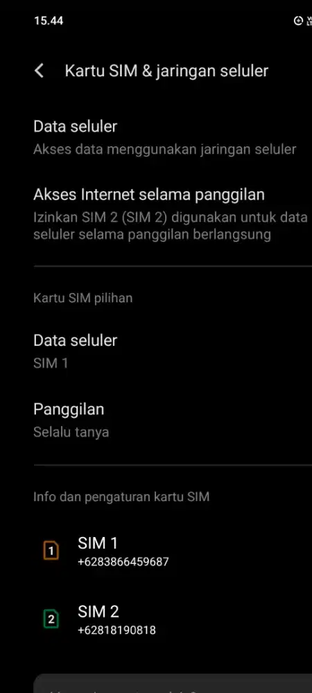 Dijual nomor cantik XL